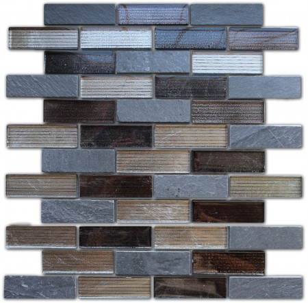  Caramelle Mosaic Alcantara Nero 23x73x8 . 00-00002464