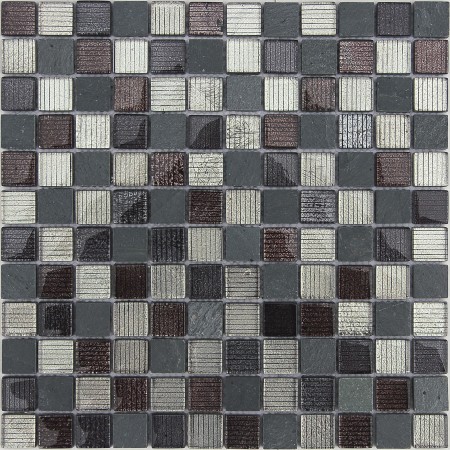  Caramelle Mosaic Alcantara Nero 23x23x8 . 00-00002463