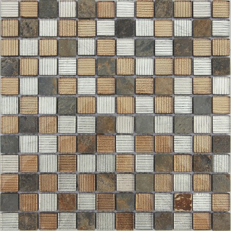  Caramelle Mosaic Alcantara Ruggine 23x23x8 . 00-00002465