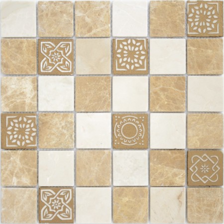  Caramelle Mosaic Art Pietra Mix 1 MAT 48x48x8