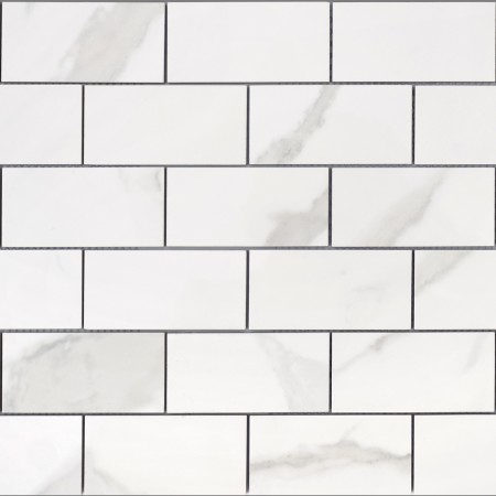  Caramelle Mosaic Calacatta POL  48x98 . 00-00003231