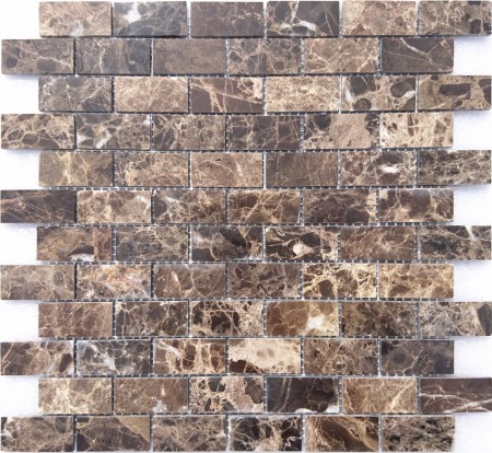  Caramelle Mosaic Emperador Dark POL 23x48x4