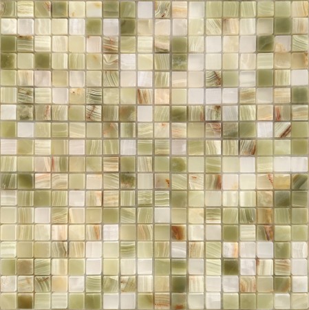  Caramelle Mosaic Onice Jade Verde POL 15x15x7 . 00-00002537