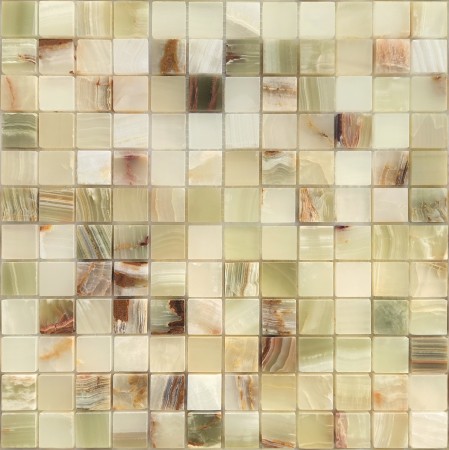  Caramelle Mosaic Onice Jade Verde POL 23x23x7 . 00-00002538