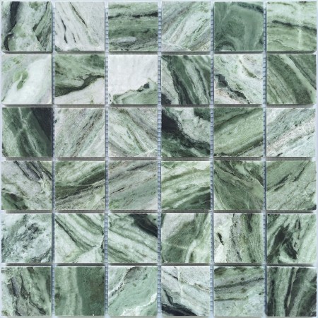  Caramelle Mosaic Onice Verde oliva POL 48x48x7 . 00-00003730