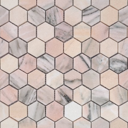  Caramelle Mosaic Rosa Salmone POL hex 23x40x7