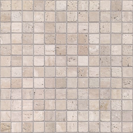  Caramelle Mosaic Travertino Beige MAT 23x23x7 . 00-00003783